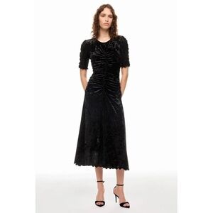 RTR Sea New York Cailyn Crushed Velvet Dress - size XS